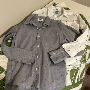 TWO Old Navy Button Down Shirts